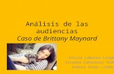 Análisis de las audiencias-Caso de Brittany Maynard