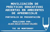 Movilización de prácticas educativas abiertas en ambientes de aprendizaje: Portafolio De Presentación