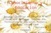 Conocimiento y educacion 2010