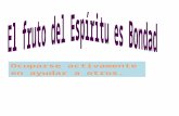 Escuela Sabatica El Fruto Del Espiritu Es Bondad Ptr Nic Garza (Word)