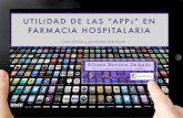 Apps y Farmacia Hospitalaria. Utilidad clínica y ejemplos prácticos.