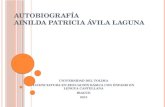 Autobiografía de Ainilda Patricia Ávila Laguna