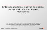 Entornos digitales: nuevas ecologías del aprendizaje y procesos identitarios