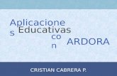 Cristian ardora, aplicaciones educacionales