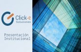 Click-e Presentación institucional