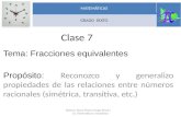Clase 7  fracciones equivalentes