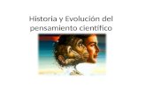 1. historia y evolución del pensamiento científico