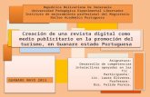 Creación de una Revista Digital Como Medio Publicitario en la Promoción del Turismo, en Guanare estado Portuguesa.
