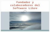 Colaboradores de la fundación de software libre