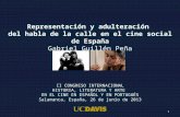 Representación y adulteración del habla de la calle en el cine social de España
