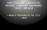 Modelo pedagogico institucional en  tics