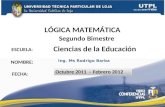 UTPL-LÓGICA MATEMÁTICA-II-BIMESTRE-(OCTUBRE 2011-FEBRERO 2012)