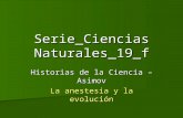Historias de la Ciencia (7) La anestesia