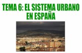 El sistema urbano de España