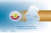 MoI Qatar Services Centers Directory 2010