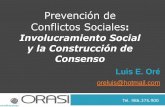 Prevencion de Conflictos Sociales desde Involucramiento Social y Construccion de Consenso JUN 2015