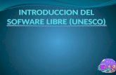 Introduccion Del Sofware Libre (Unesco)