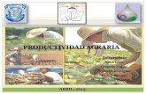 Exposición Productividad Agraria: Equipo N° 3. Cohorte I - 2013