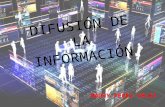 Presentación efectiva de la difución de la información