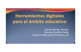 Herramientas digitales para el ámbito educativo