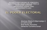 El poder electoral_ Maria Marmolejo