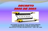 Diapositivas decreto 2800  2003