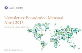 Newsletter Económico Mensual Abril 2015