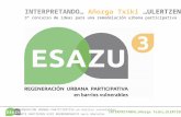 ESAZU3 | Olatz Grijalba + Claudia Pennese | Presentación del concurso ESAZU3