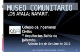 Presentación museo comunitario LOS AYALA