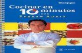 Cocinar en 10 minutos - Ferran Adrià