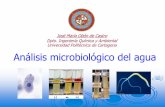 Analisis microbiologico aguas
