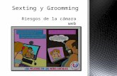Sexting y grooming tema riesgos de la cámara web