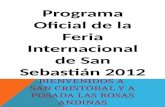 Programa oficial de la FISS 2012