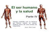 El ser humano y la salud parte iv