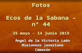 FOTOS ECOS DE LA SABANA - Nº 44