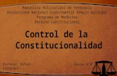 Control de la constitucionalidad
