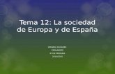 Tema 12: La sociedad de Europa y de España