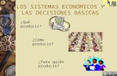 Los sistemas economicos