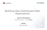 Construcción de Aplicaciones de Avanzada con Geo-Distribución