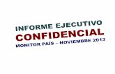 Monitor País - Informe ejecutivo. Noviembre 2013