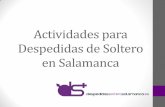 Actividades para Despedidas de Soltero en Salamanca