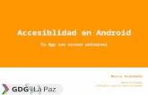 Accesibilidad en Android