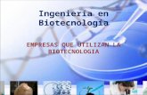 Empresas biotecnologicas