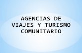 Agencias de viajes y turismo comunitario