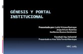 Genesis y Portal institucional - Presentación Uniminuto