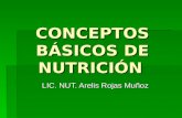 conceptos básicos de nutrición