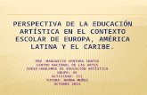 PERSPECTIVA DE LA EDUCACIÓN ARTÍSTICA EN EL CONTEXTO ESCOLAR