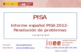 Informe español PISA 2012-Resolución de problemas