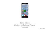 Windows 10 Technical Preview para teléfonos