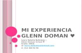 Experiencia Glenn Doman. By: Laura Nt